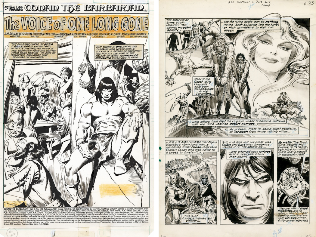 Conan Colossal Book One - Barry Windsor-Smith Cover